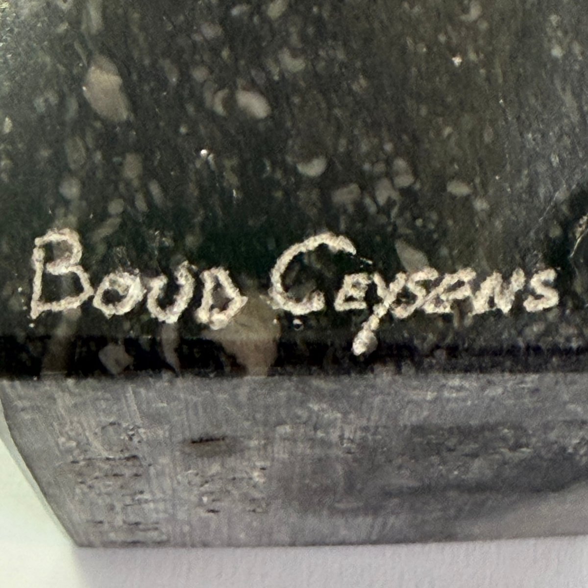  Bronze Sculpture On A Marble Pedestal By Boud Ceysens-photo-2