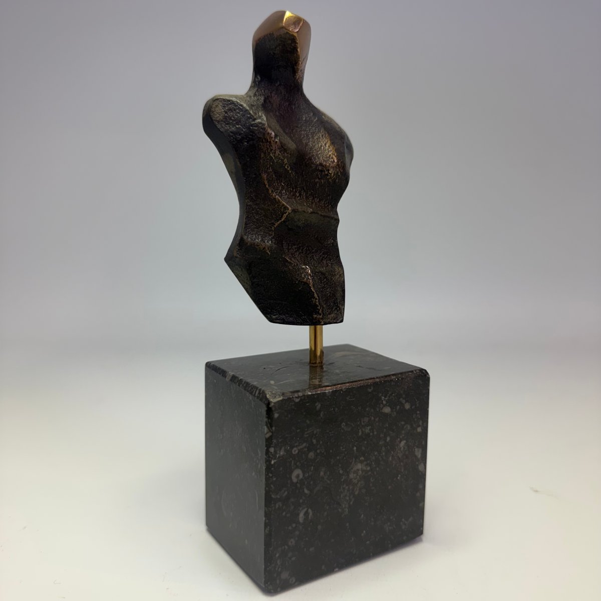 Bronze Sculpture On A Marble Pedestal By Boud Ceysens-photo-4