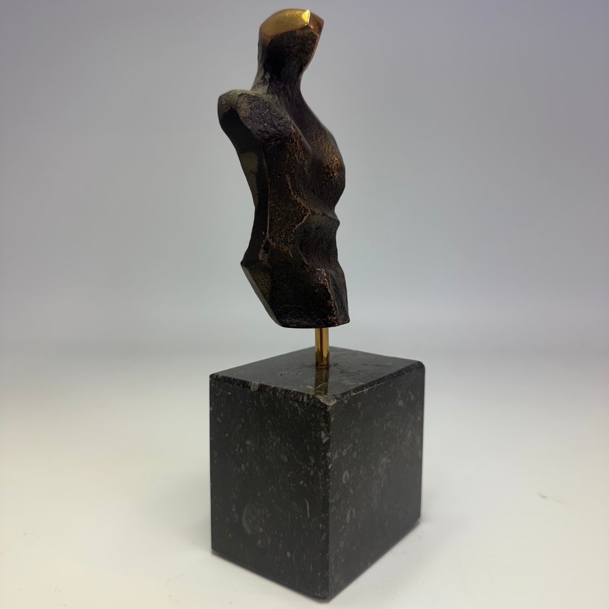  Bronze Sculpture On A Marble Pedestal By Boud Ceysens-photo-6