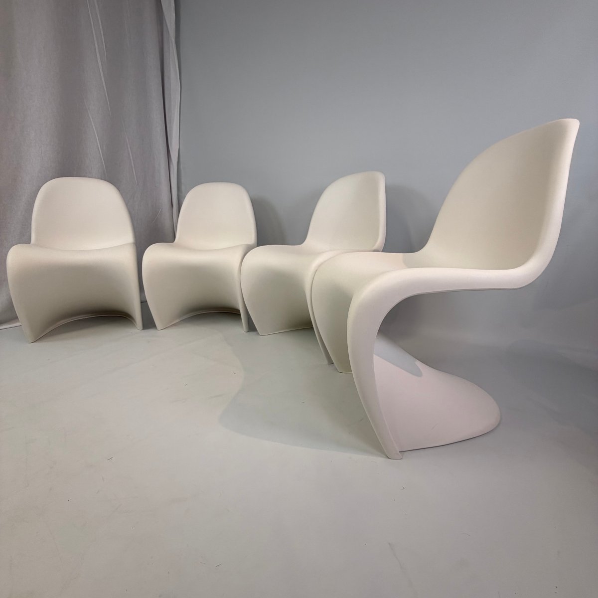 Ensemble de 6 chaises Panton pour Vitra  -photo-2