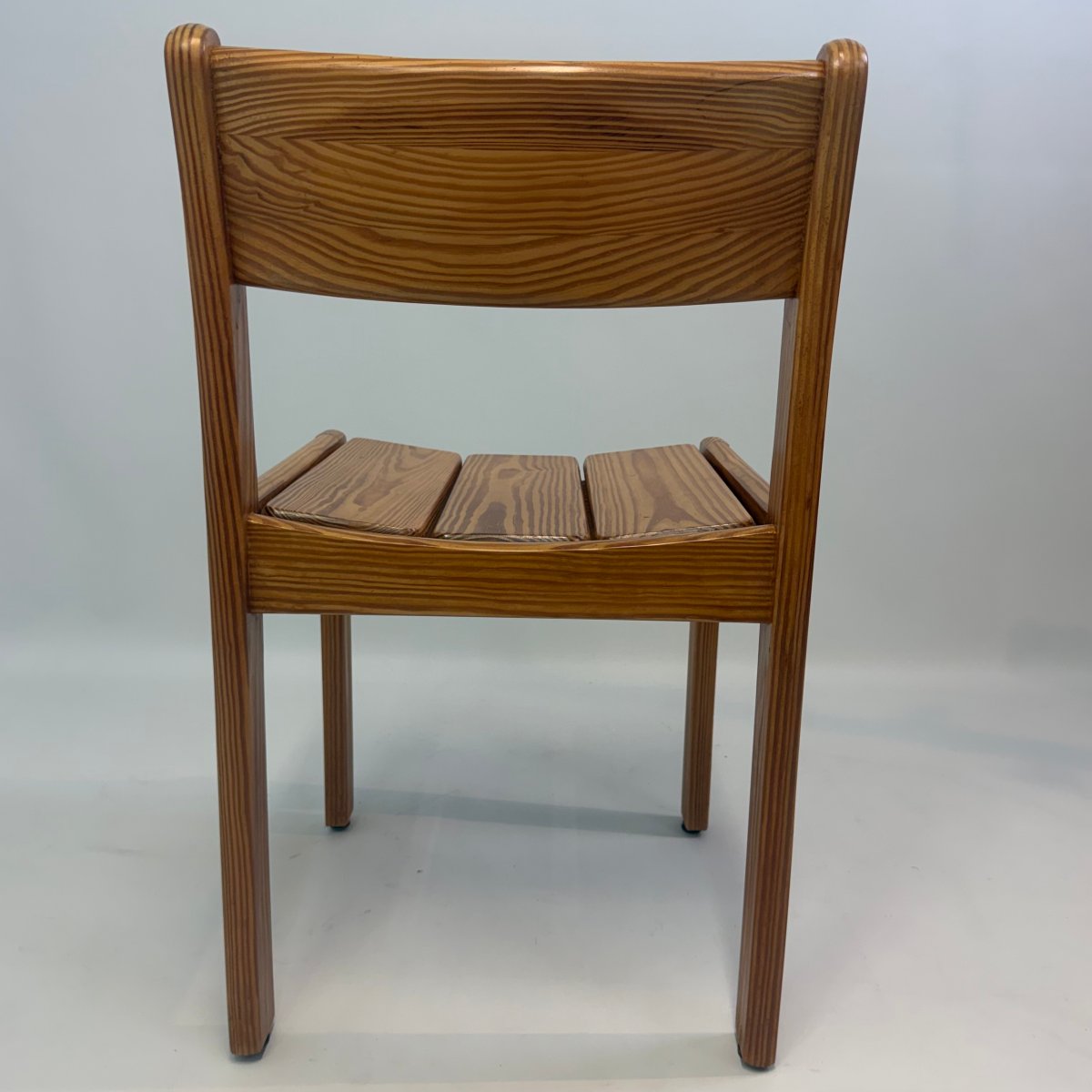Ensemble de 5 chaises de salle à manger en pin Douglas -photo-1