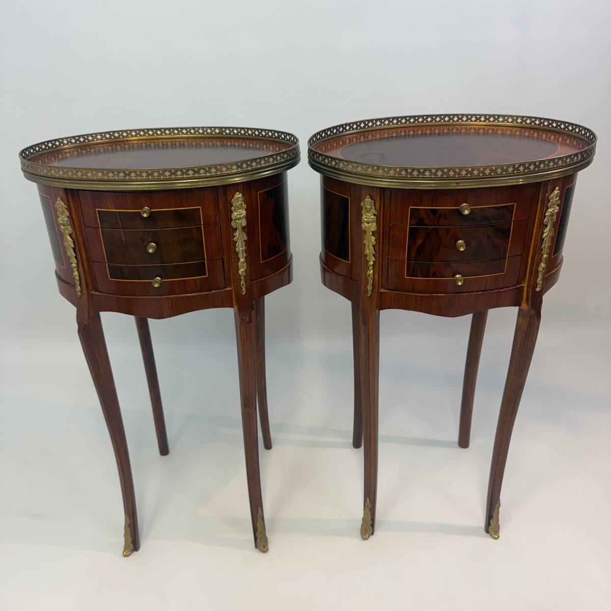 A Pair Of Antique Louis XVI-style Nightstands 