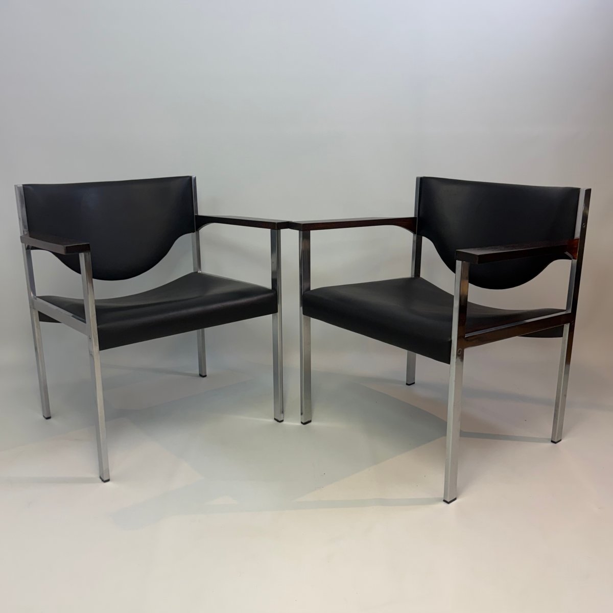 Lot de 2 fauteuils modèle 206 de Team Form AG pour Lübke