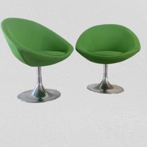 Fauteuils Pivotants Modernes Du Milieu Du Siècle 