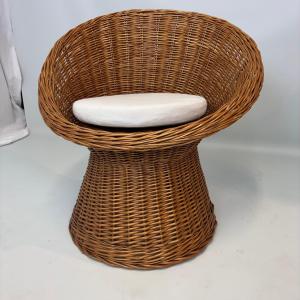 Fauteuil en osier
