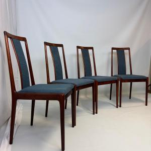 Chaises de salle à manger moderniste de Lübke Möbel