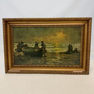Reproduction Of A Coastal Scene 