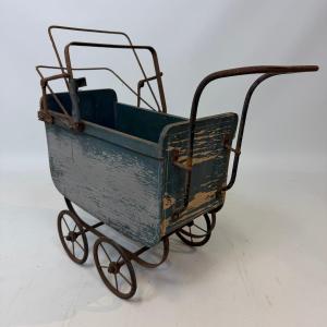 Antique Doll's Stroller 