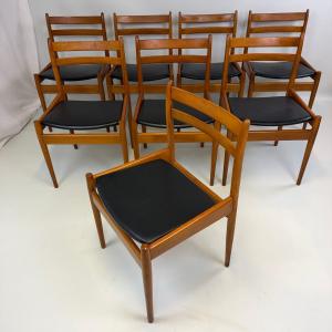 Chaises de salle à manger modernistes par Jos De Mey & Rik Gerard pour Van den Berghe-Pauvers 