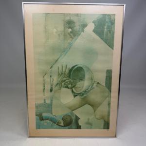 Lithographie « Les Sables de l'Aube »  de Pol Mara