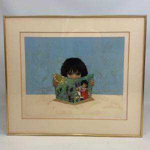 "picture Book" Lithograph By Jef Wauters