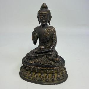 Ancient Bronze Statue Of Bhaisajyaguru Buddha, Bhaisajyaguru