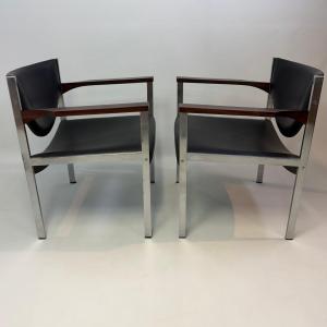 Lot de 2 fauteuils modèle 206 de Team Form AG pour Lübke
