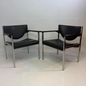 Lot de 2 fauteuils modèle 206 de Team Form AG pour Lübke