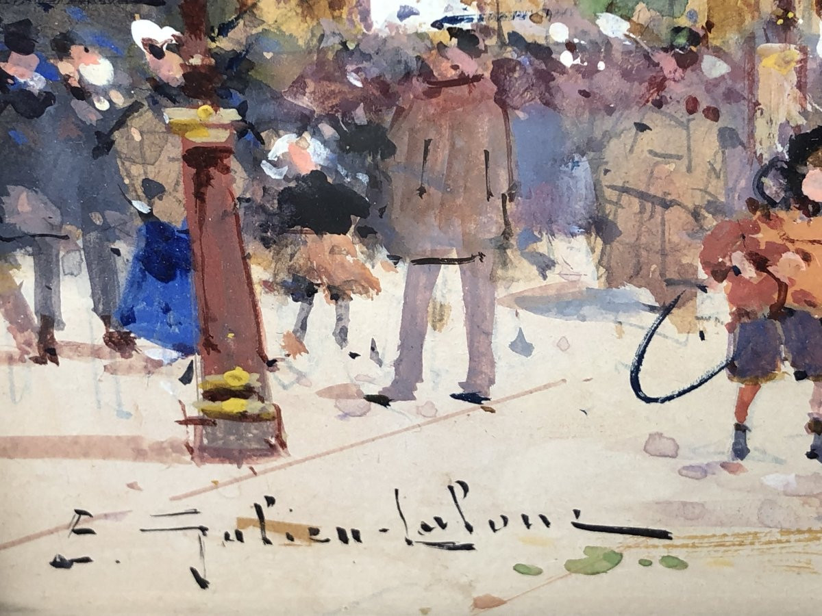 GALIEN LALOUE Peinture Française 20è Paris Pavillon FrançaisExpositionUniverselle1900Certificat-photo-3