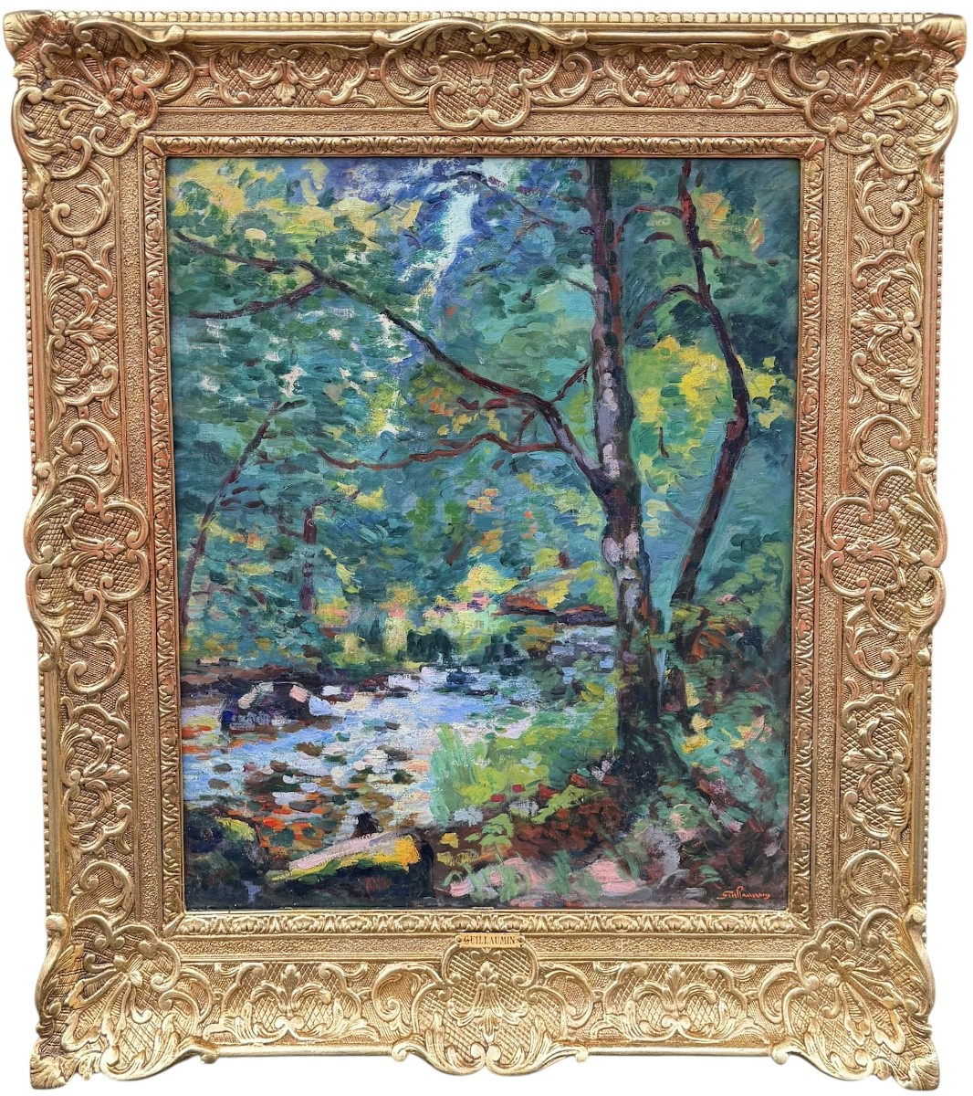 Guillaumin Armand Crozant, Banks Of The Sedelle, Oil On Canvas Circa 1912, Signed, Certificate 