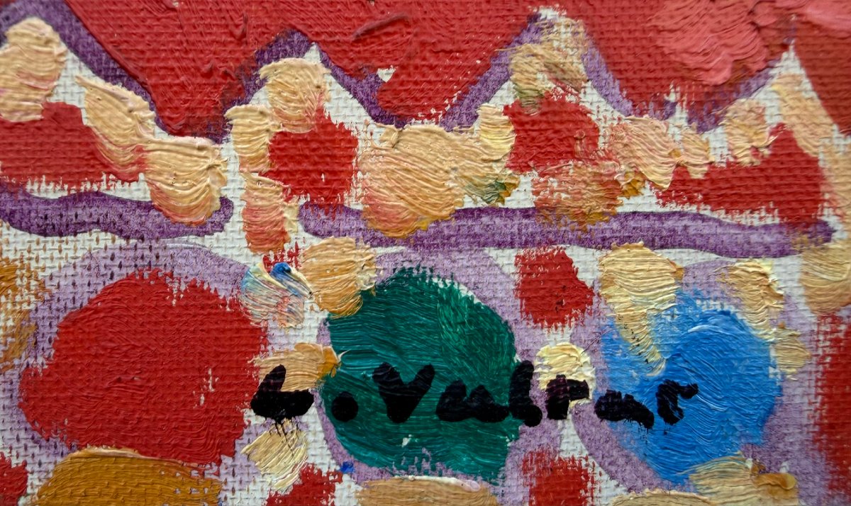 Valtat Louis Bouquet With Yellow Drapery Oil On Canvas, Signed, Certificate, Catalogue Raisonné-photo-8