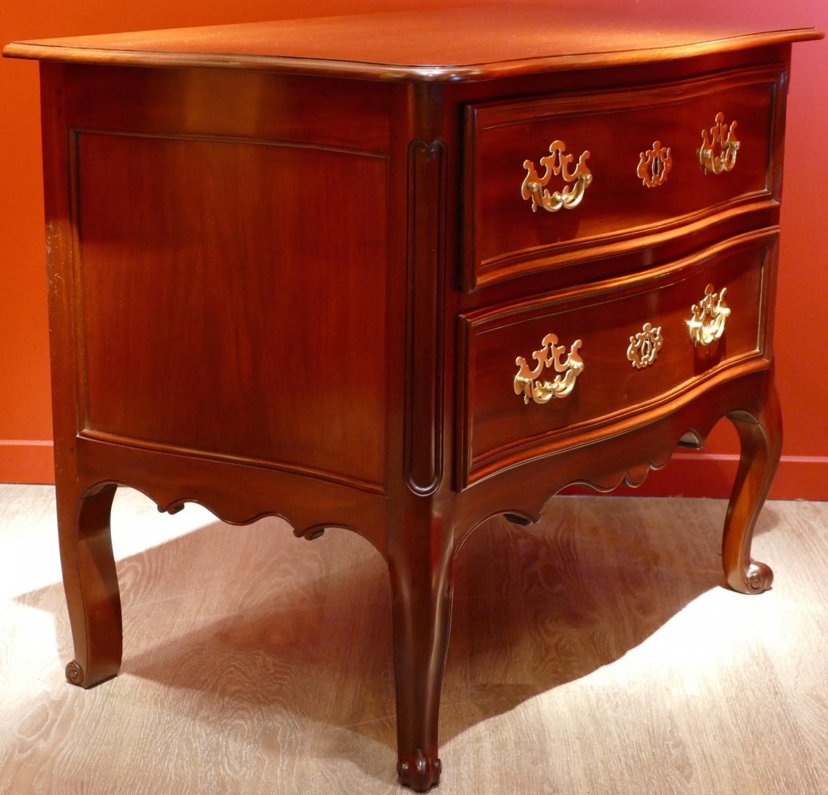 Louis XV Chest Of Drawers In Mahogany From Cuba-photo-3