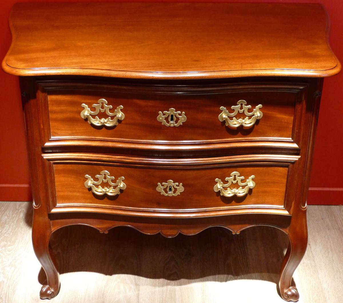 Louis XV Chest Of Drawers In Mahogany From Cuba-photo-4