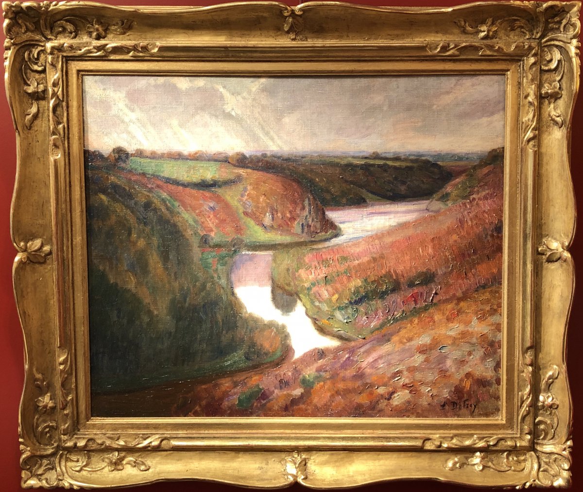 Detroy Léon French School Fauve Painting Early 20th Century Crozant School Oil Canvas Signed