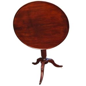 Louis XVI Mahogany Mahogany Tilting Pedestal Table