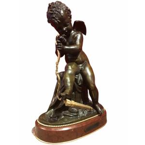 Lemire Charles Gabriel Sauvage Dit Bronze Early 19th Century Child With Arch