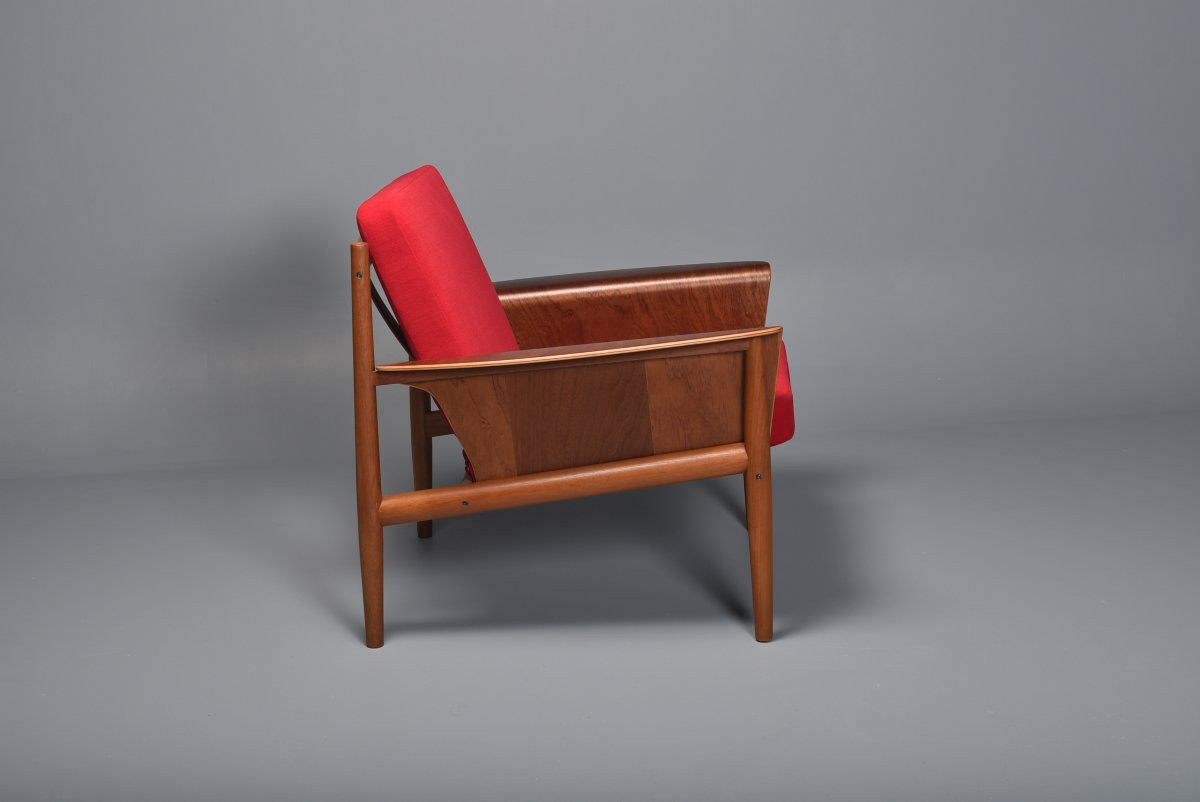 Danish Teak Armchair By Grete Jalk-photo-1