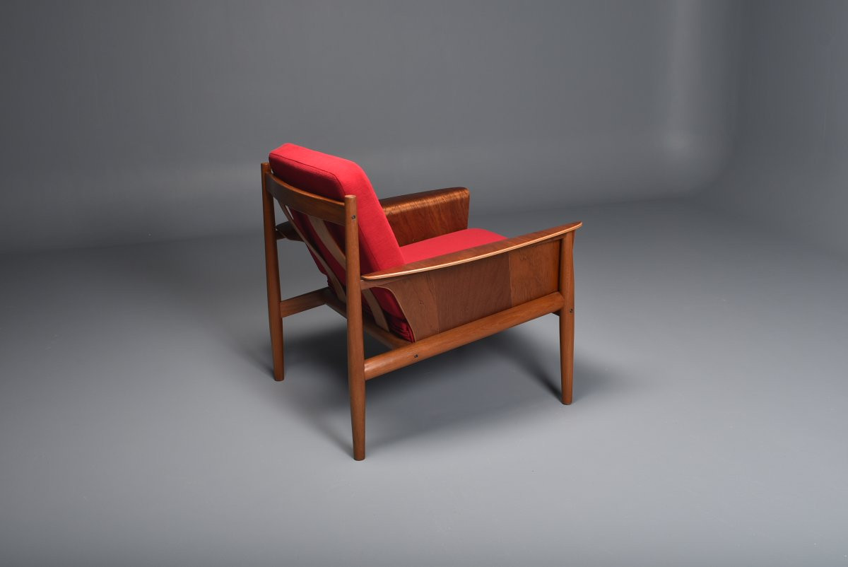Danish Teak Armchair By Grete Jalk-photo-2