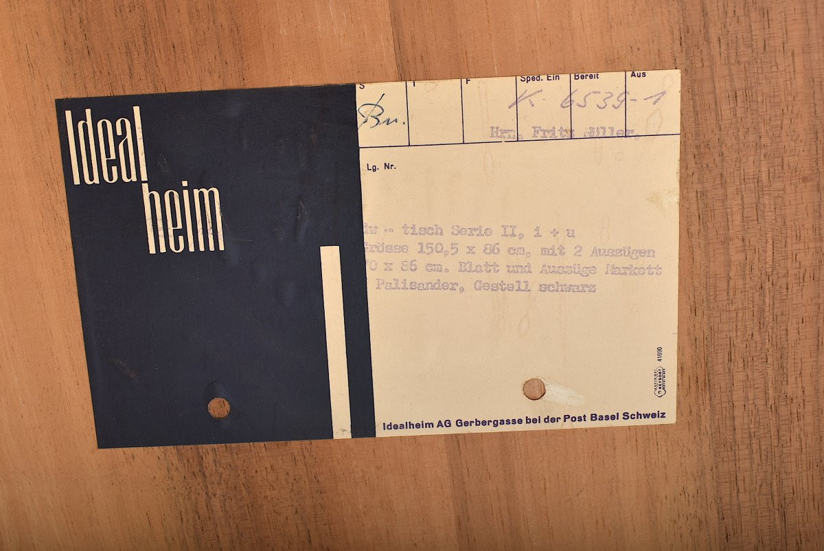 Dieter Waeckerlin Rosewood Table-photo-6