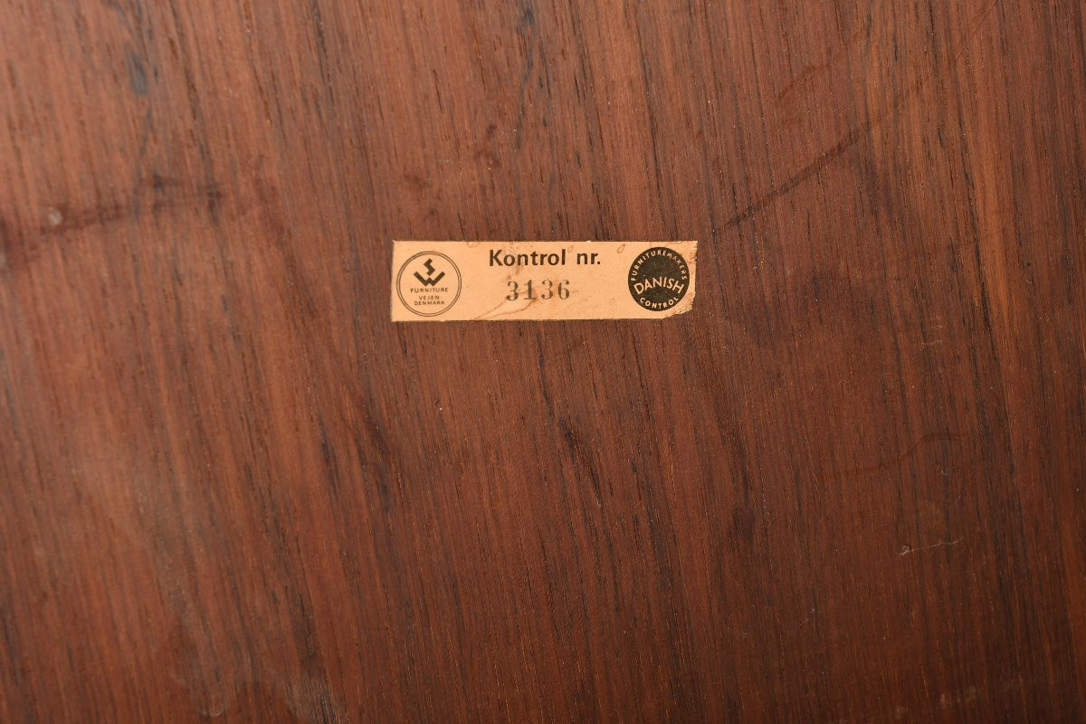 Table Danoise palissandre Christian Vedel -photo-4