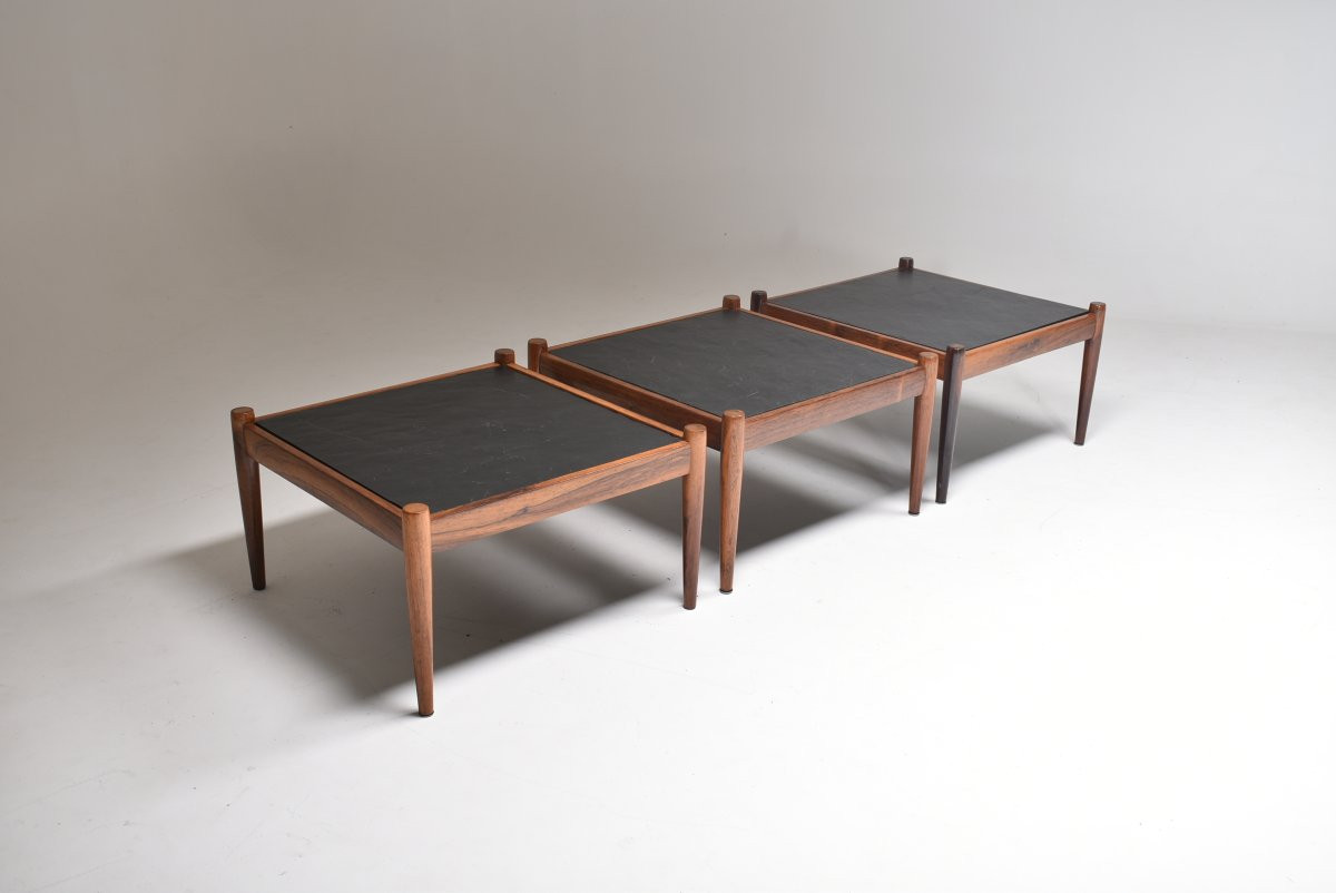 Set de trois table basses par Kaï Kristiansen-photo-3