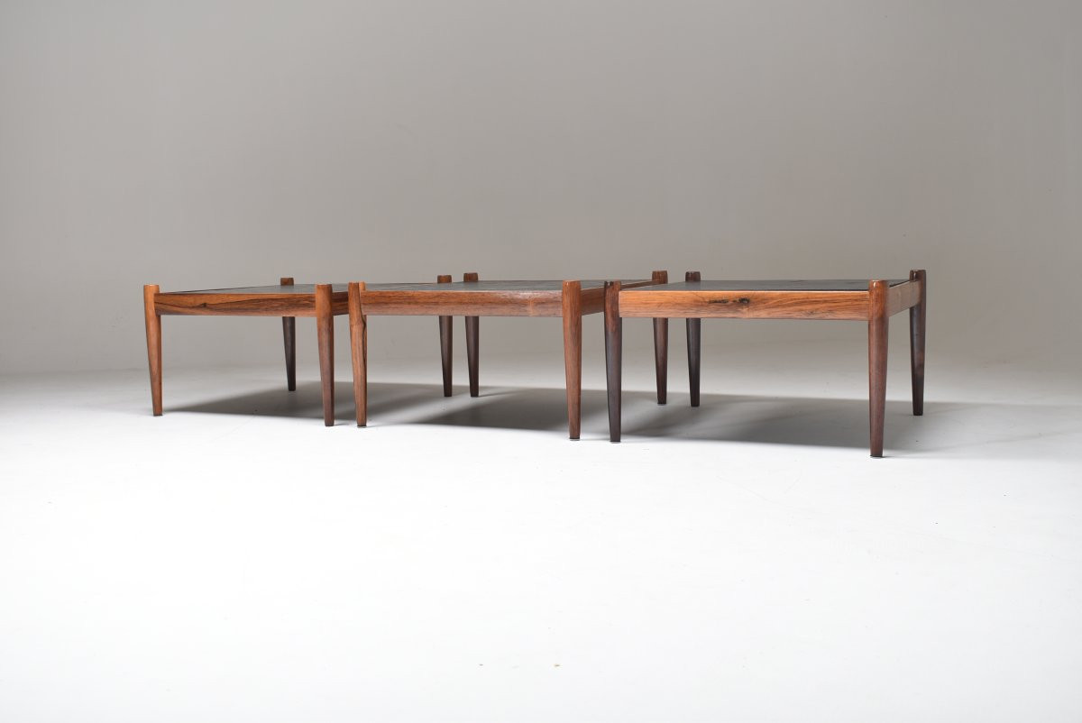 Set de trois table basses par Kaï Kristiansen-photo-4