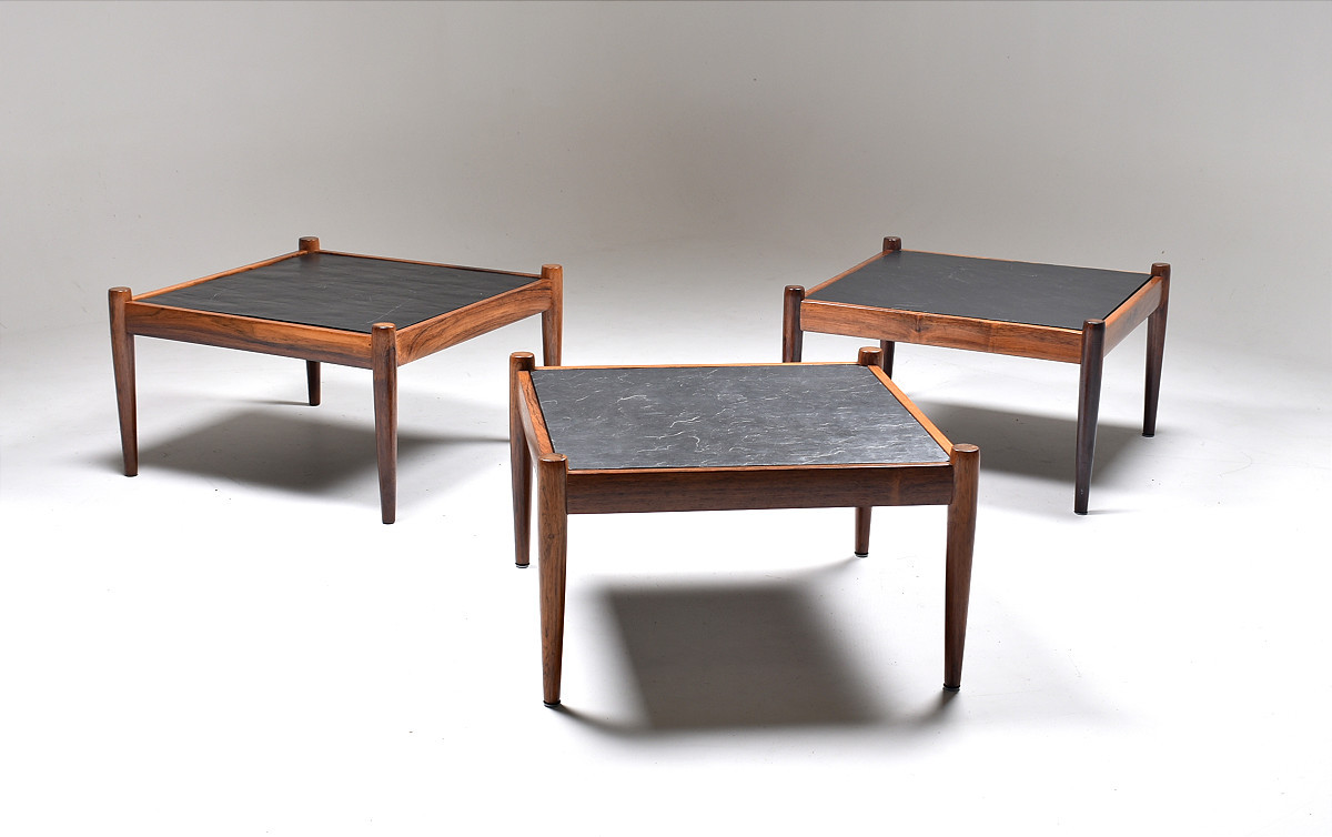 Set de trois table basses par Kaï Kristiansen