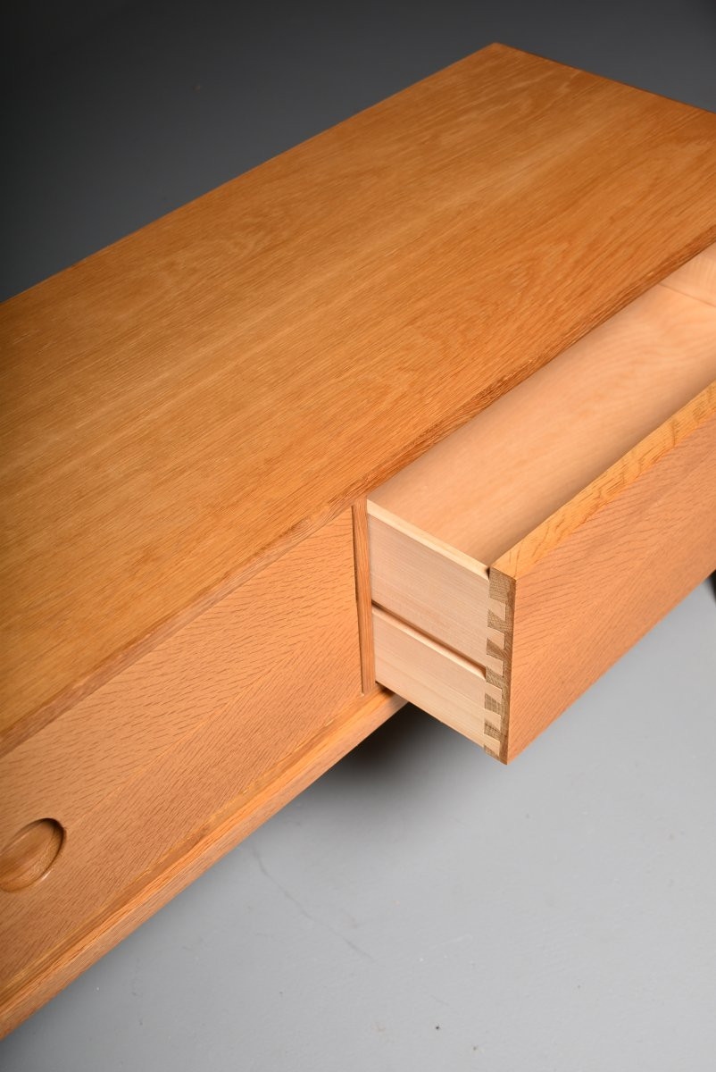 Commode en chêne par Kaï Kristiansen -photo-5