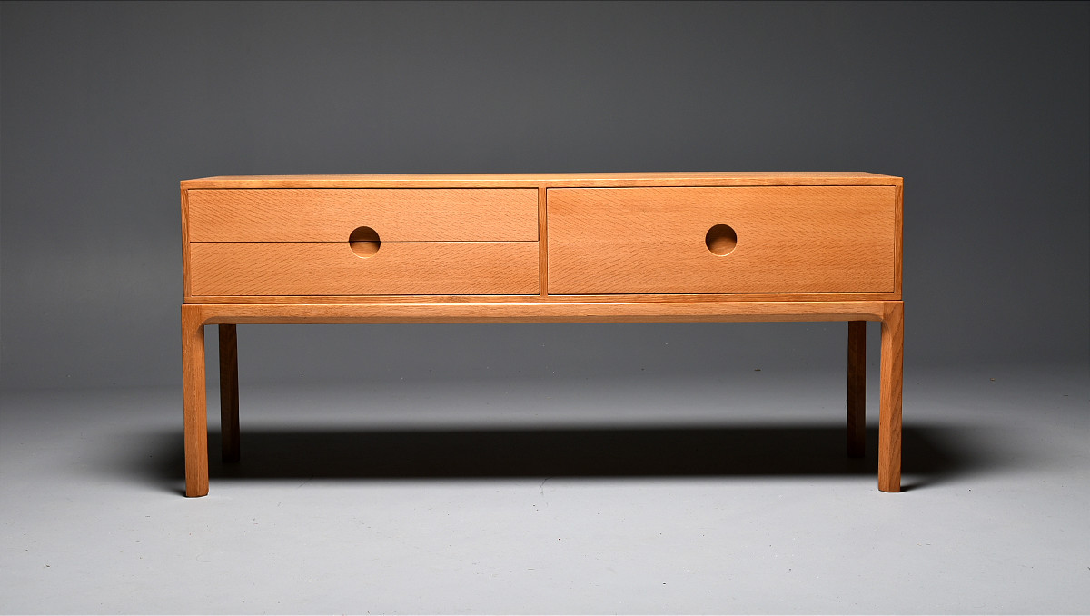 Commode en chêne par Kaï Kristiansen 