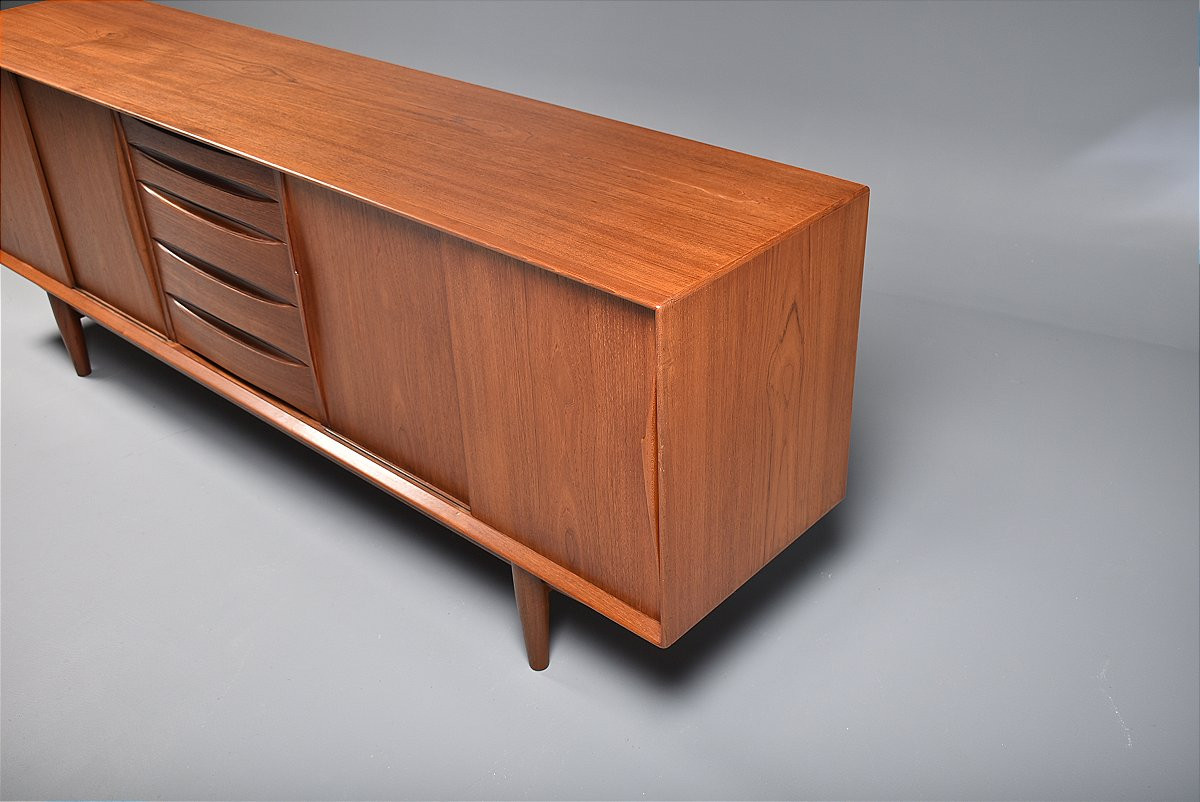 Scandinavian Teak Sideboard By Arne Vodder-photo-5
