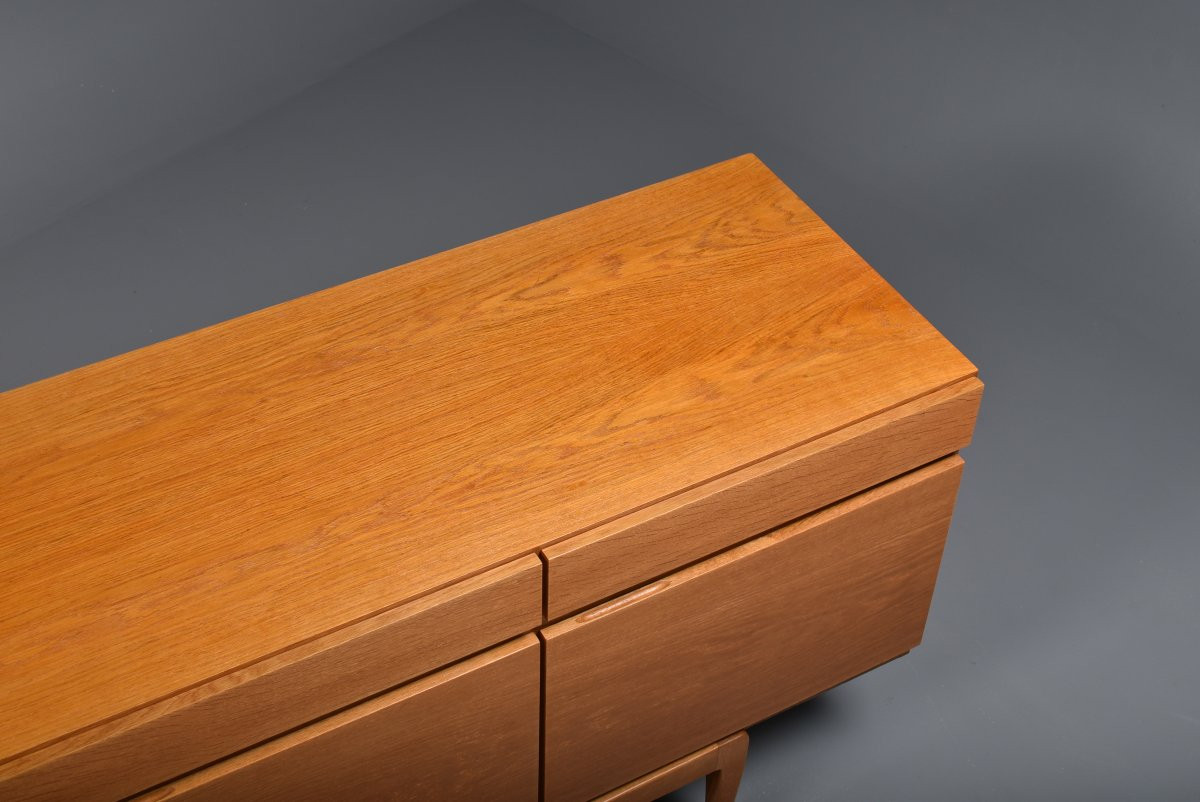 Scandinavian Vintage Sideboard Fa 66 Ib Kofod Larsen Oak-photo-3