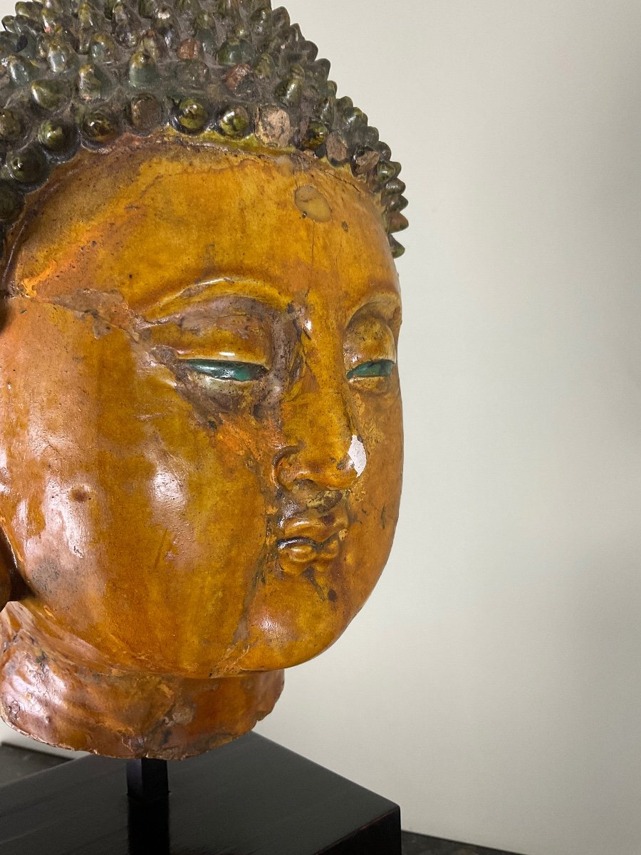 Head Of Buddha, Ming Period-photo-1