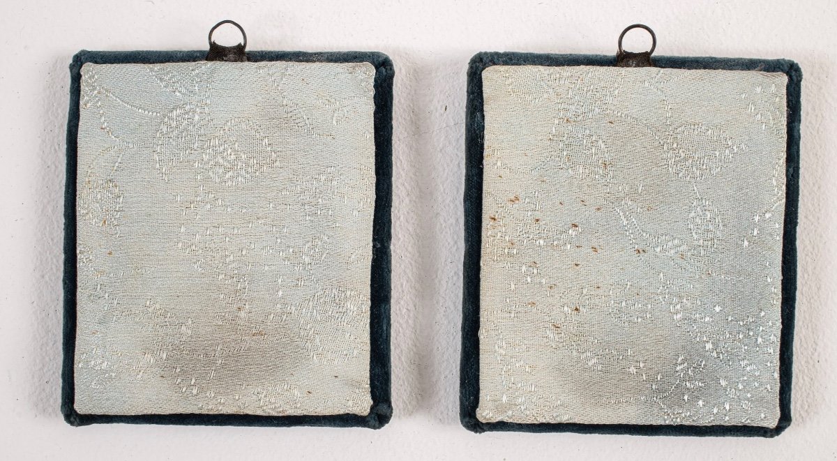 A Pair Of Miniatures, Circa 1800.-photo-2