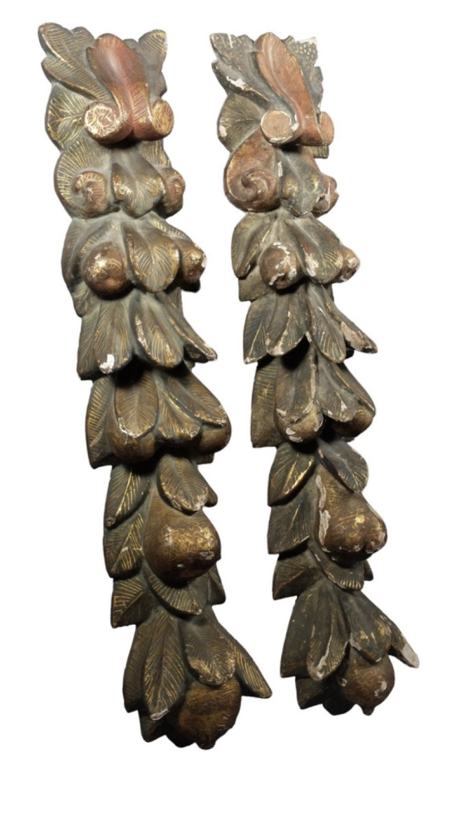17th Century: Pair Of Spanish Ornaments.-photo-4