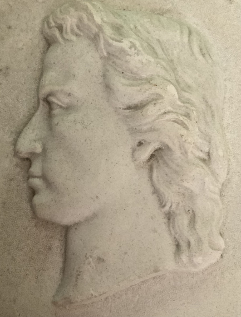 19th Century: A Medallion Depicting Schiller.-photo-2