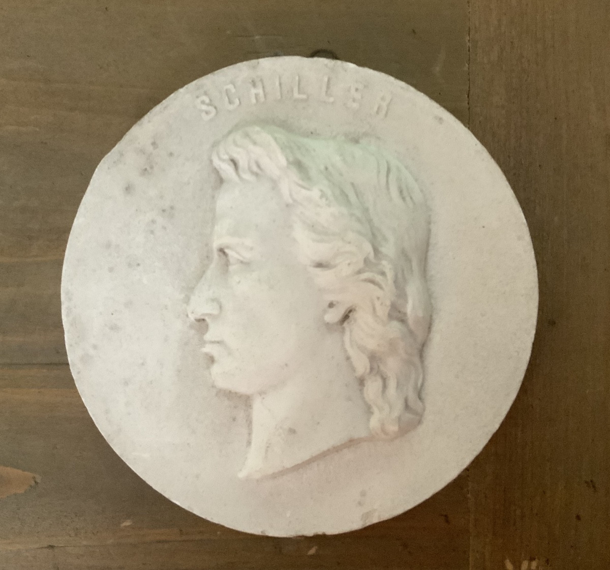 19th Century: A Medallion Depicting Schiller.
