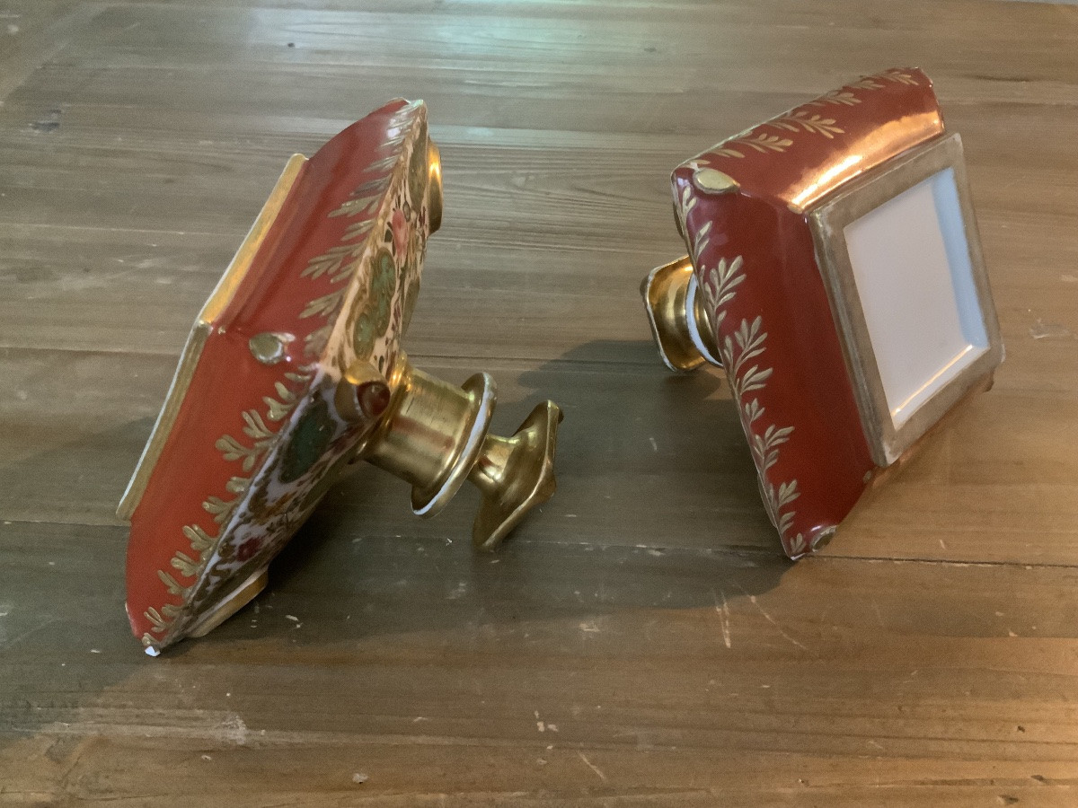 Vers 1850 : une paire de flacons à parfum.-photo-5