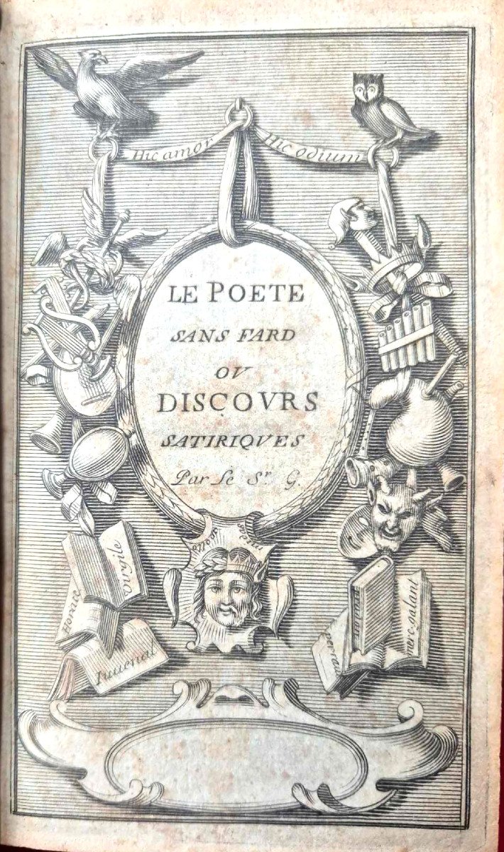 Le Poète sans fard – 1696 Edition Originale – Satire – Livre Ancien – XVIIe Siècle
