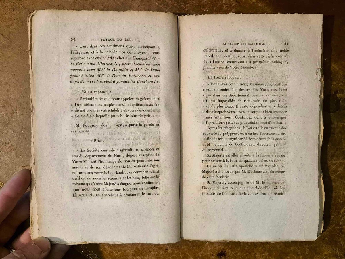 1827 Charles X - Journey Of The King To The Camp Of Saint-omer - Original Edition-photo-3