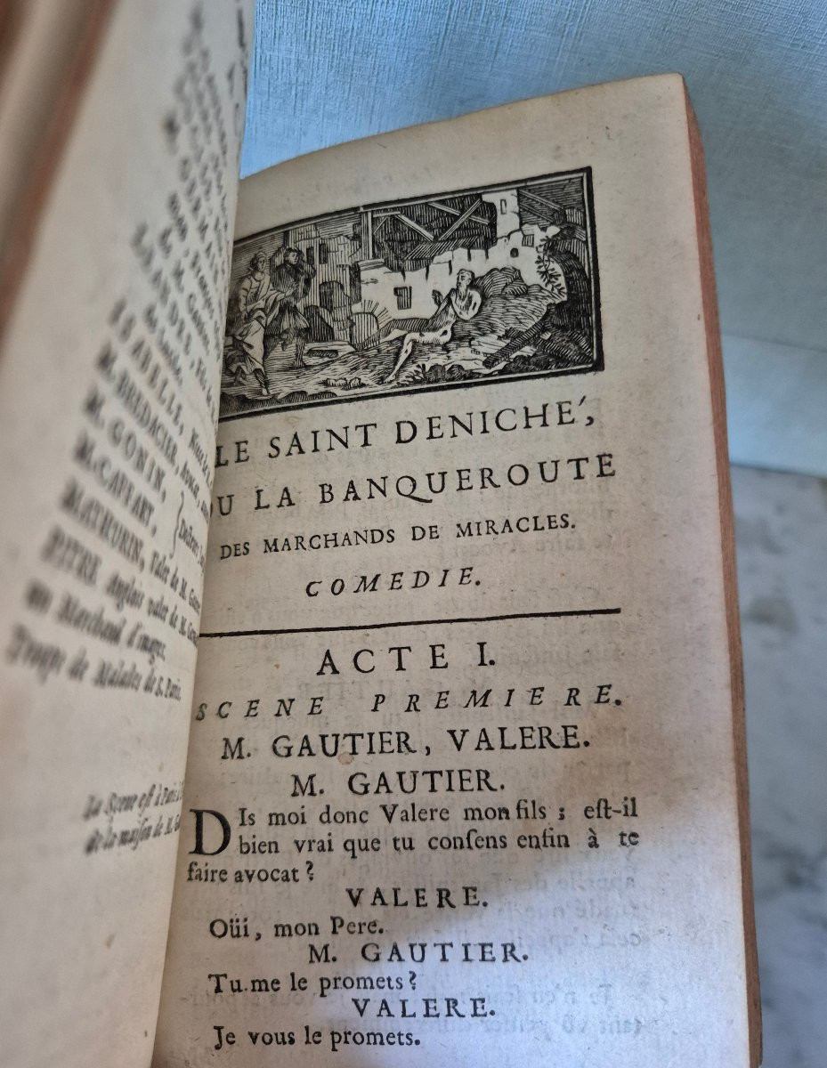 1732 - Théâtres Et Pamphlet Par Guillaume Bougeant, Prêtre Breton - satyre -photo-1
