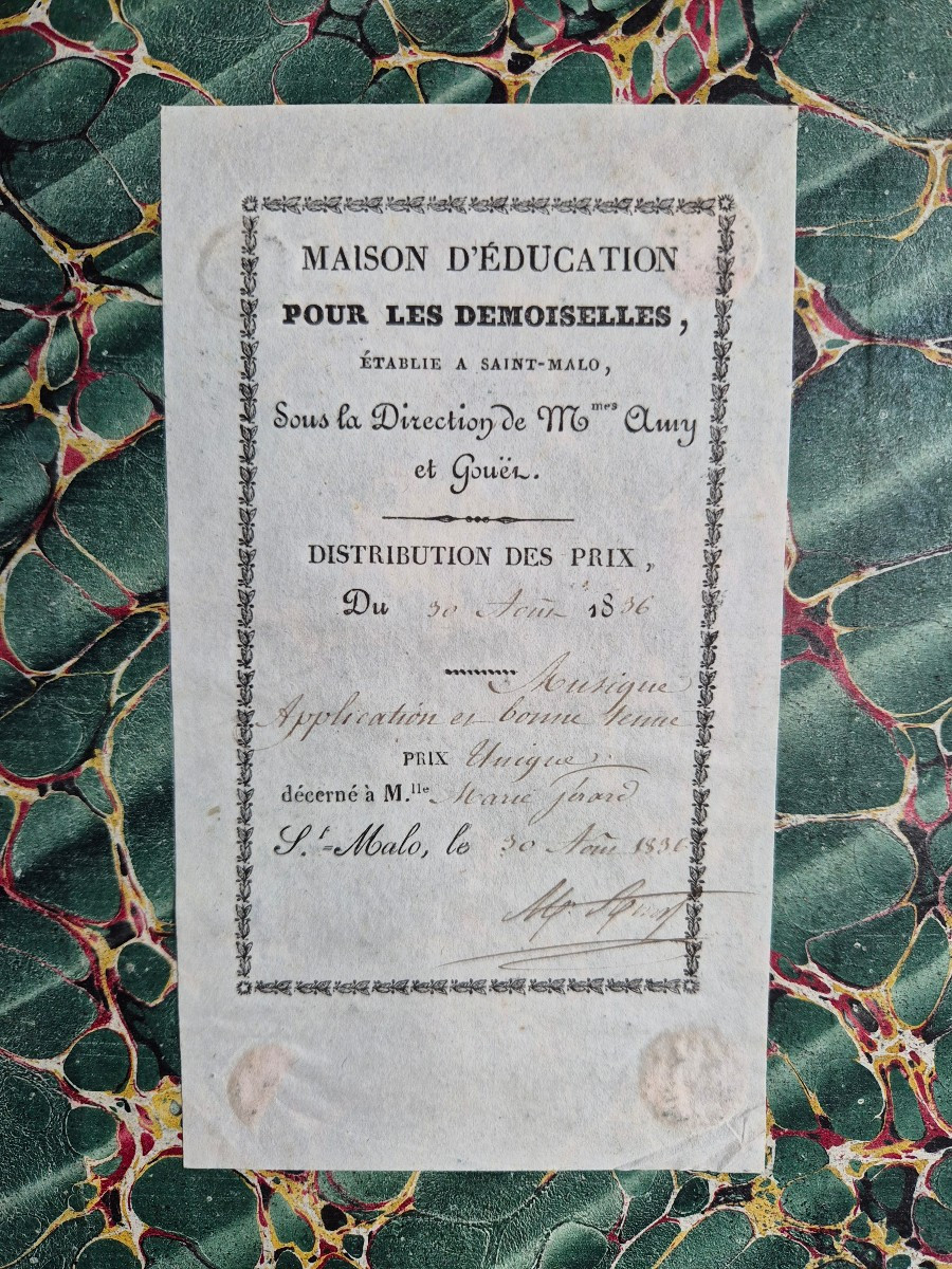 Music Album 1896 Saint-malo Young Ladies' Education House-photo-2