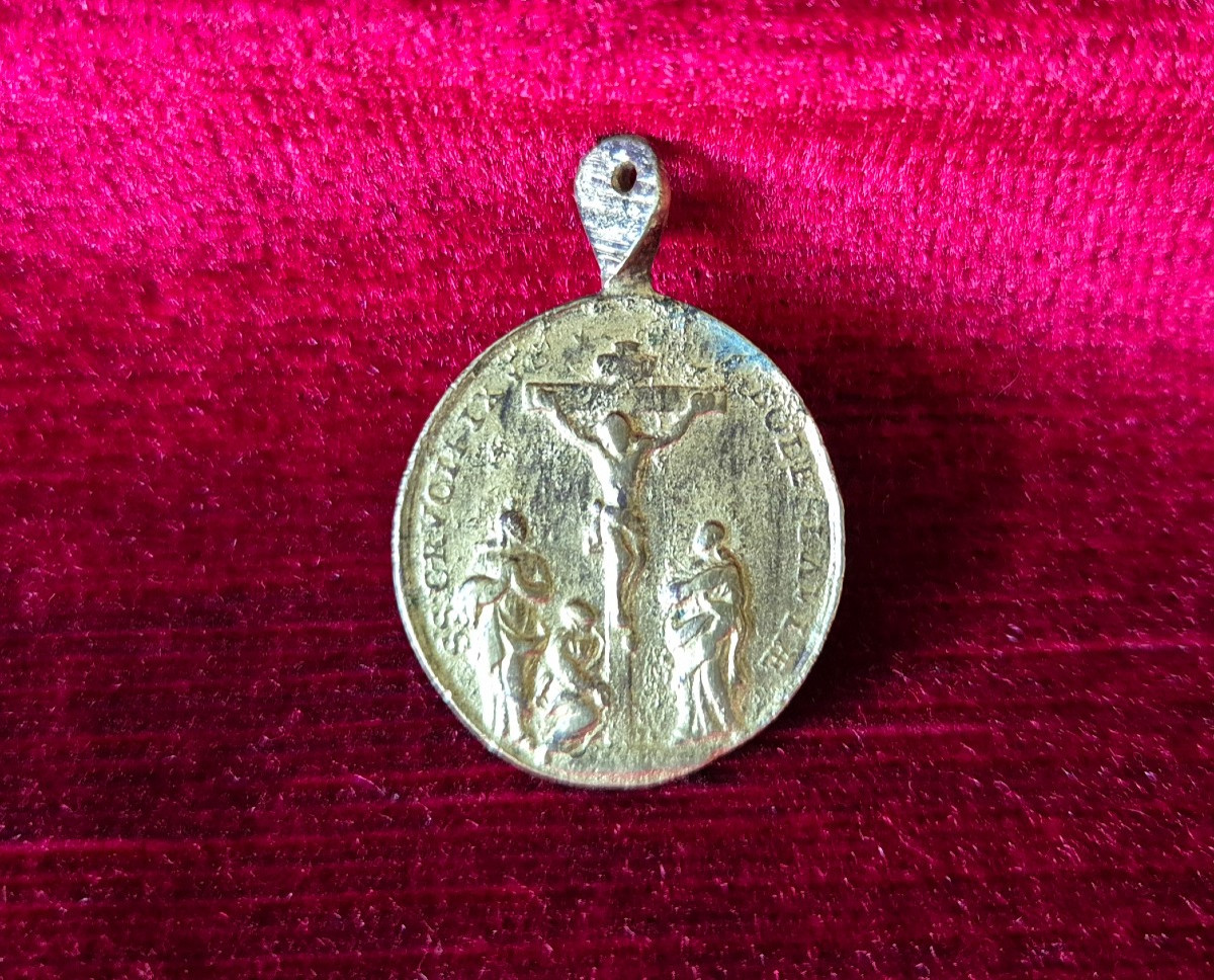 18th Century Bronze Religious Medal 