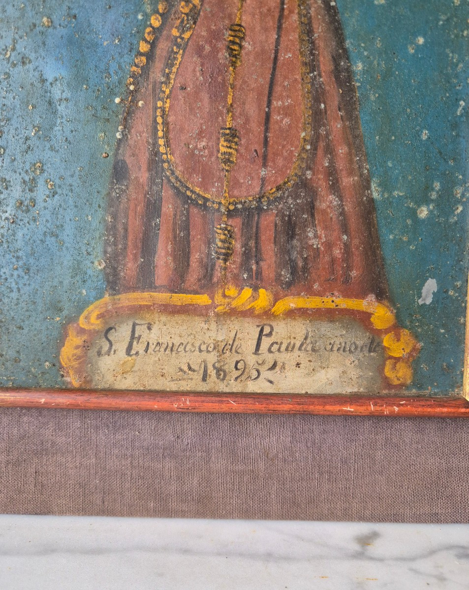 Saint François de Paule- attr. Ecole Cusco XIXe siècle -photo-1