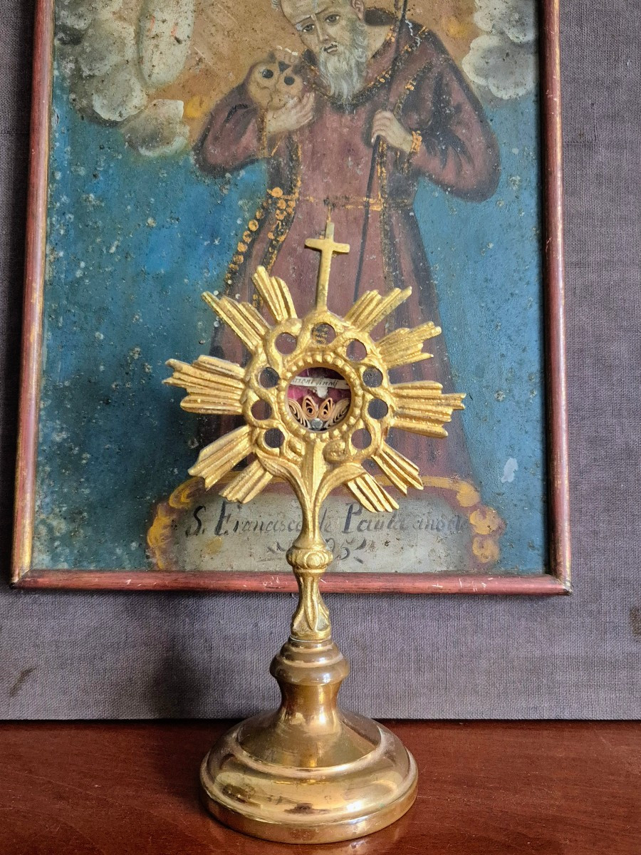 Small Monstrance Reliquary Mount Sinai